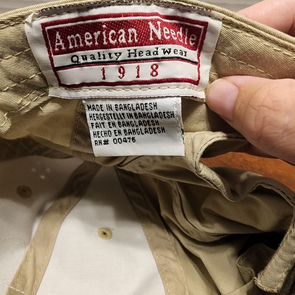 American Needle Embroidered Tree Hat Beige Cap Adjustable - Picture 6 of 6